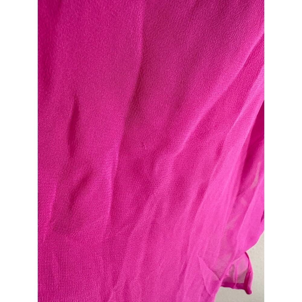 Amanda Uprichard Kalyn Mini Dress 100% Silk Ruffle Party Hoco Formal Cocktail M - Picture 11 of 13